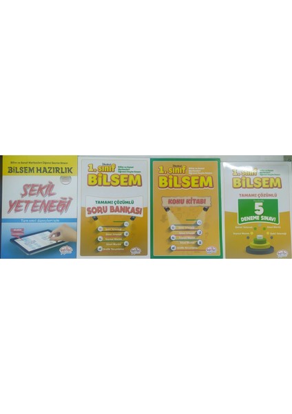 Editör Yayınları 1. Sınıf Bilsem Tamamı Çözümlü 5 Deneme Sınavı+Konu Kitabı+Sorubankasu+Şekil Yeteneği