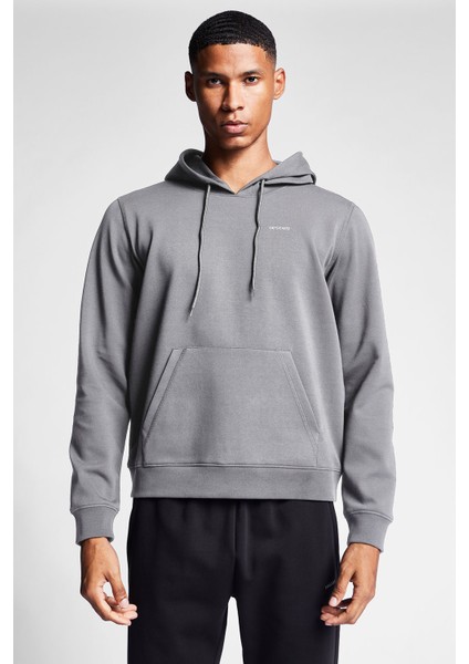 K.gri Melanj Erkek Kapüşonlu Sweatshirt 24S-1239-24B