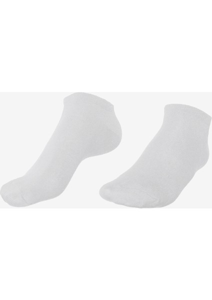 LA-3154 Beyaz Tekli Spor Patik Çorap 36-40 Numara
