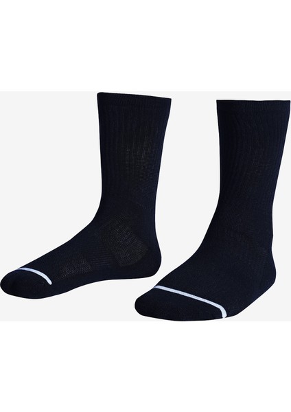 LA-3158 Siyah Tekli Tenis Çorap 36-40 Numara