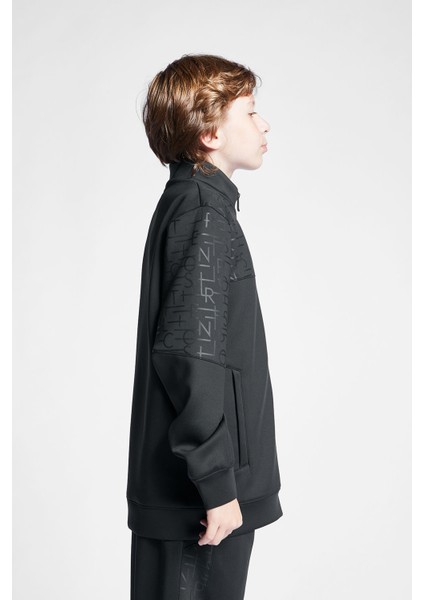 Çocuk Fermuarlı Sweatshirt 24B-3135