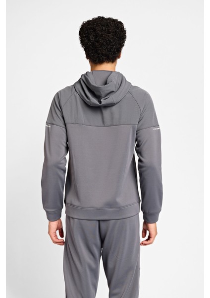 Erkek Fermuarlı Kapüşonlu Sweatshirt 24N-1117