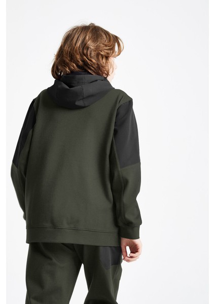 Çocuk Fermuarlı Kapüşonlu Sweatshirt 24N-3101 indirimleri