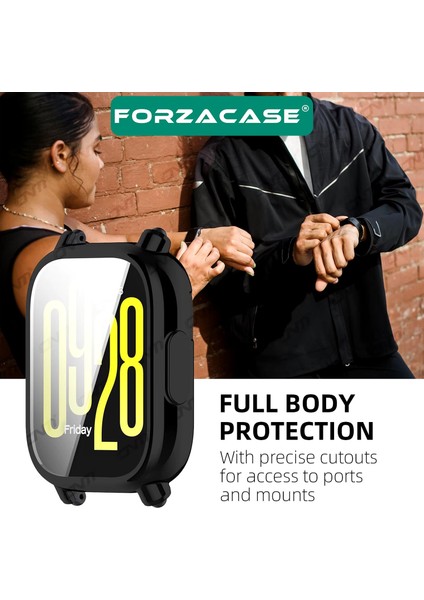 Xiaomi Redmi Watch 5 Active ile Uyumlu Önü Kapalı Ekran Korumalı Silikon Kılıf - FC010 fırsatları