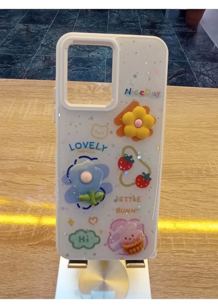 Xiaomi Redmi Note 12 4g Uyumlu Kabartma Figürlü Darbe Korumalı Kapak Renkli Kılıf