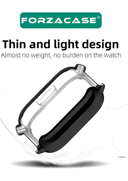 Xiaomi Redmi Watch 5 Active ile Uyumlu Önü Kapalı Ekran Korumalı Silikon Kılıf - FC010 modelleri