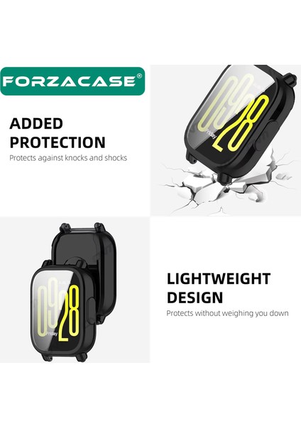 Xiaomi Redmi Watch 5 Active ile Uyumlu Önü Kapalı Ekran Korumalı Silikon Kılıf - FC010 indirimleri