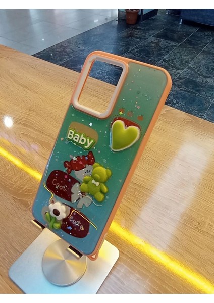 Xiaomi Redmi Note 12 4g Uyumlu Kabartma Figürlü Darbe Korumalı Kapak Renkli Kılıf modelleri