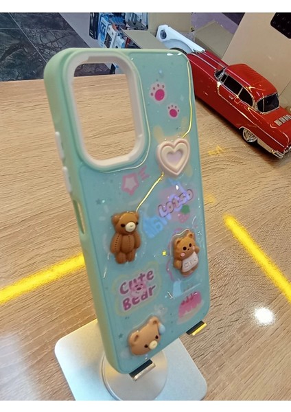 Xiaomi Redmi Note 10S Uyumlu Kabartma Figürlü Darbe Korumalı Kapak Renkli Kılıf