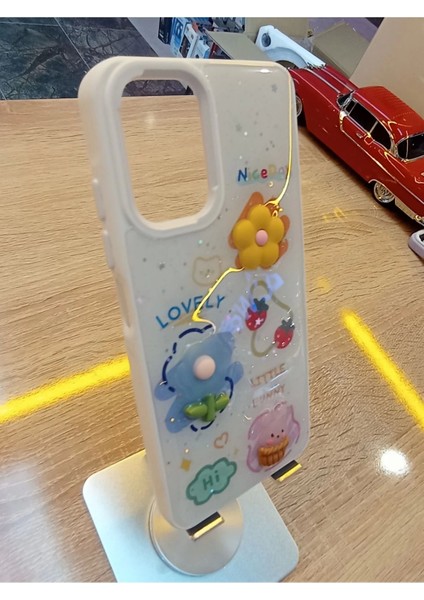 Xiaomi Redmi Note 10S Uyumlu Kabartma Figürlü Darbe Korumalı Kapak Renkli Kılıf