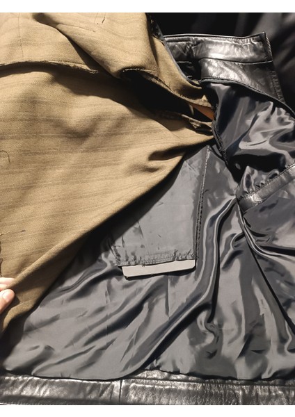 Motorcu Dana Derisi Çıkartılabilir Korumalı ve Seyyar Iç Astarlı Mont fiyatları