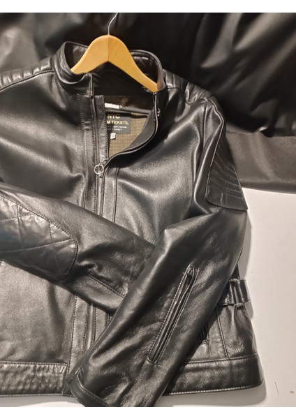 Motorcu Dana Derisi Çıkartılabilir Korumalı ve Seyyar Iç Astarlı Mont modelleri