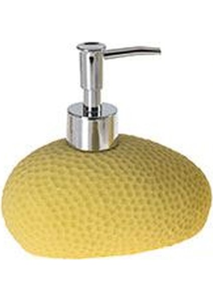 Sıvı Sabunluk Sarı Petek Desenli Banyo Aksesuarı