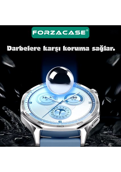 Huawei Watch Gt5 Pro 42MM ile Uyumlu Temperli Kırılmaz Cam Ekran Koruyucu - FC861