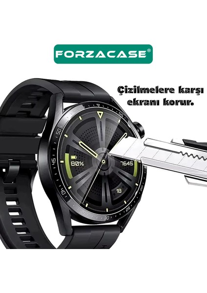 Huawei Watch Gt5 Pro 42MM ile Uyumlu Temperli Kırılmaz Cam Ekran Koruyucu - FC861