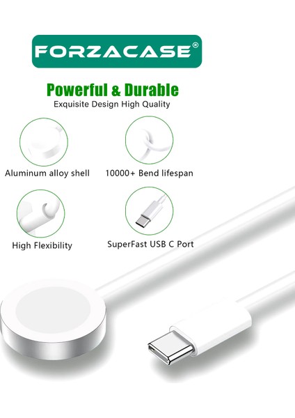 Apple Watch Ultra 1 - 2 49MM ile Uyumlu Type-C Manyetik Şarj Kablosu 1 Metre - FC017 fiyatları