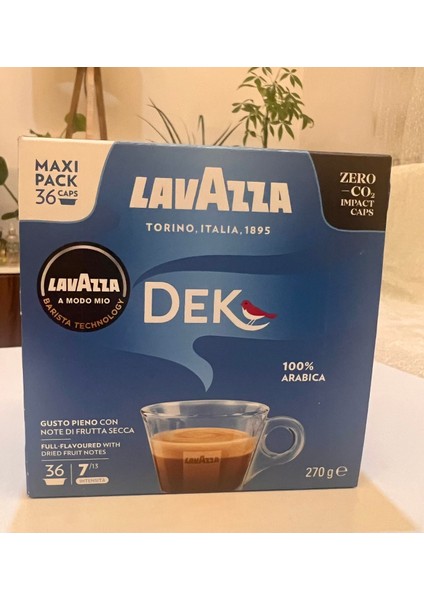 A Modo Mio Uyumlu Dek Kapsül Kahve 36'lı