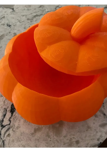Halloween Kapaklı Balkabağı Kasesi