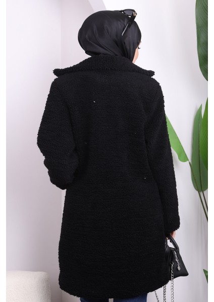 Siyah Cepli Angora Peluş Kaban fırsatları