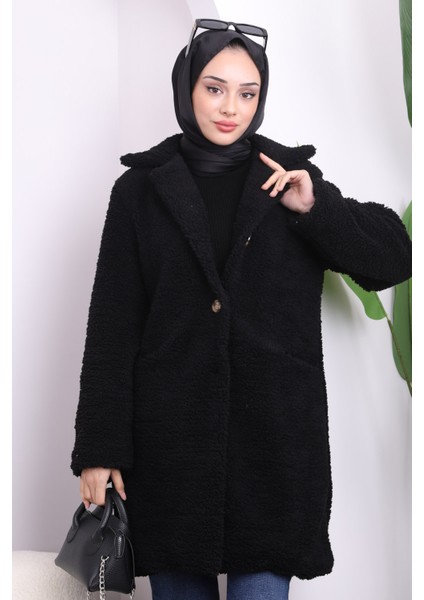 Siyah Cepli Angora Peluş Kaban fiyatları