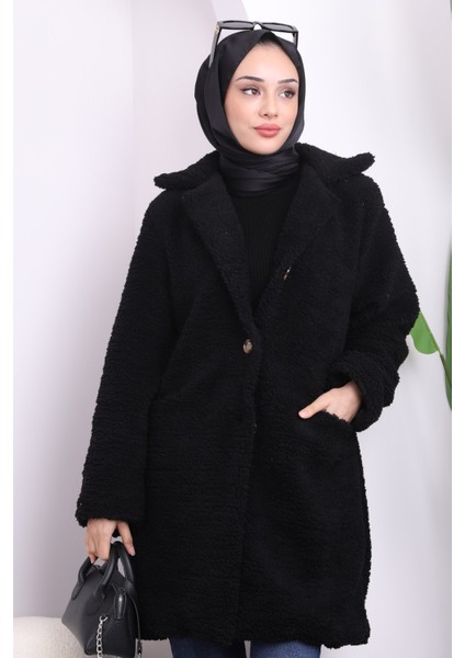 Siyah Cepli Angora Peluş Kaban modelleri