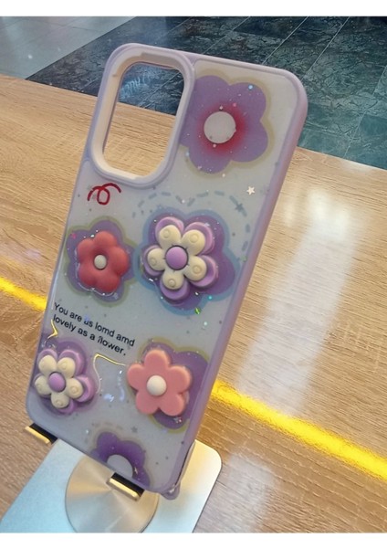 Xiaomi Redmi Note 10S Uyumlu Kabartma Figürlü Darbe Korumalı Kapak Renkli Kılıf