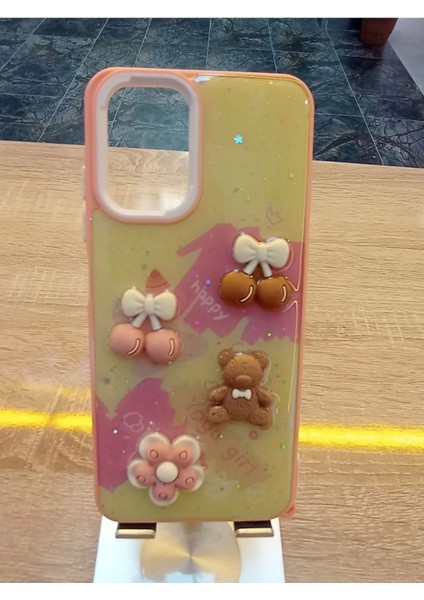 Xiaomi Redmi Note 10S Uyumlu Kabartma Figürlü Darbe Korumalı Kapak Renkli Kılıf