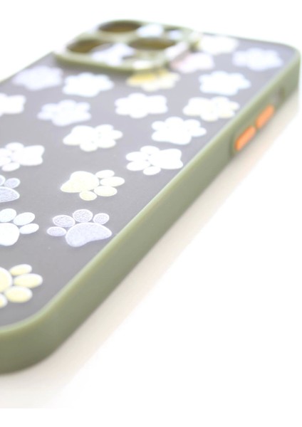 Apple iPhone 14 Pro Max Uyumlu Kamera Korumalı Yavru Kediler Pati Kılıf Tuşları Renkli Hux Kapak modelleri