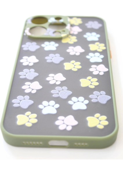 Apple iPhone 14 Pro Max Uyumlu Kamera Korumalı Yavru Kediler Pati Kılıf Tuşları Renkli Hux Kapak fırsatları