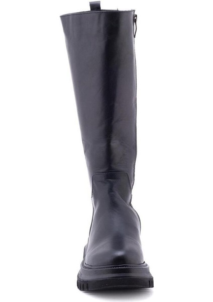 D24KC-2025 Kadın Deri Çizme modelleri