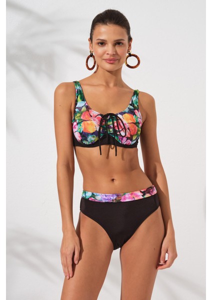 231234-D Violet Melt Toparlayıcı Balenli Bikini Takım modelleri