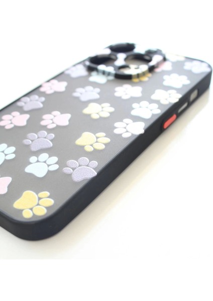 Apple iPhone 14 Pro Uyumlu Kamera Korumalı Yavru Kediler Pati Kılıf Tuşları Renkli Hux Kapak fırsatları