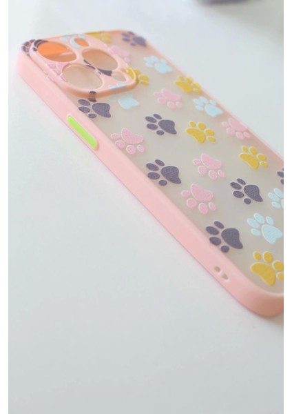 Apple iPhone 13 Pro Uyumlu Kamera Korumalı Yavru Kediler Pati Kılıf Tuşları Renkli Hux Kapak fiyatları