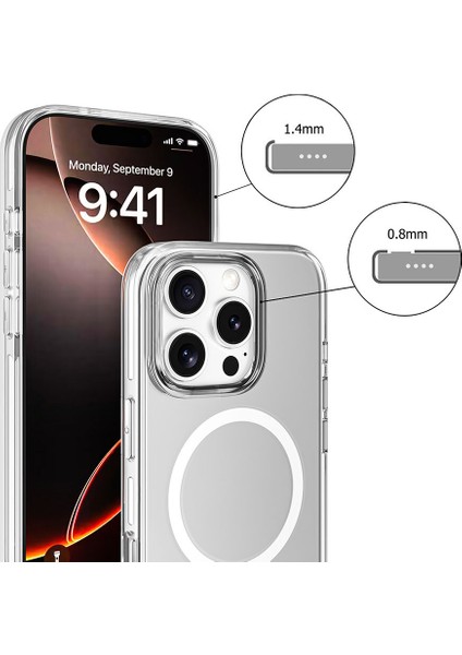 Apple iPhone 16 Pro Max Kılıf Magsafe Şarj Özellikli Kamera Korumalı Zore Kripto Kapak fırsatları