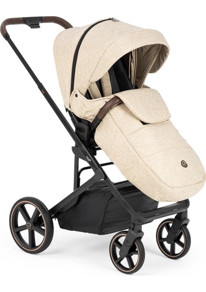 Neo Big Grey Cosmo Travel Sistem Bebek Arabası Beige