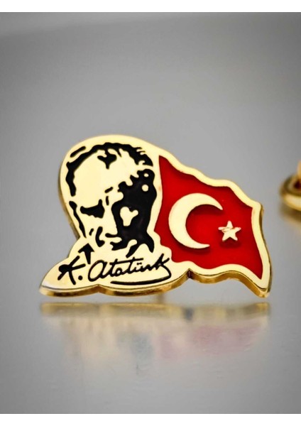 4 Lü Yaka Rozeti Silver&gold Set fırsatları