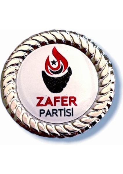 Zafer Partisi Yaka Rozeti Damla Mine