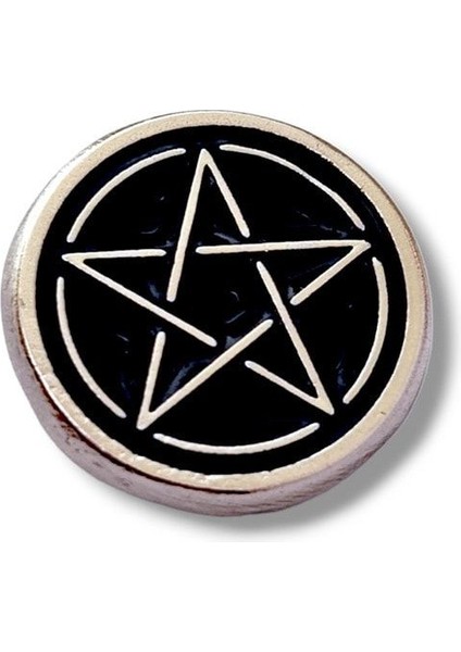 Pentagram Yıldız Yaka Rozeti