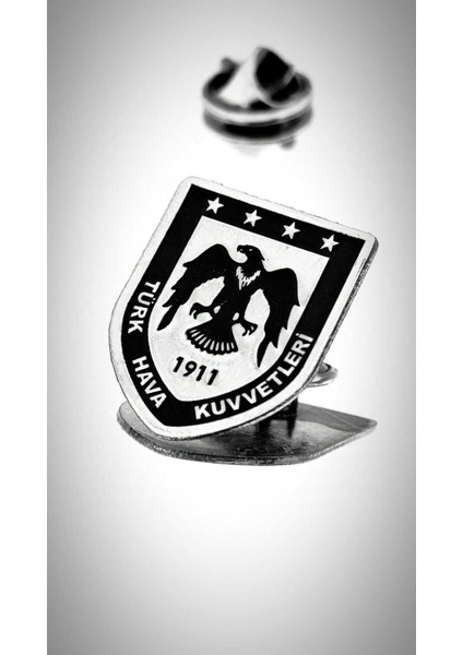 Türk Hava Kuvvetleri Siyah&gümüş Yaka Rozeti