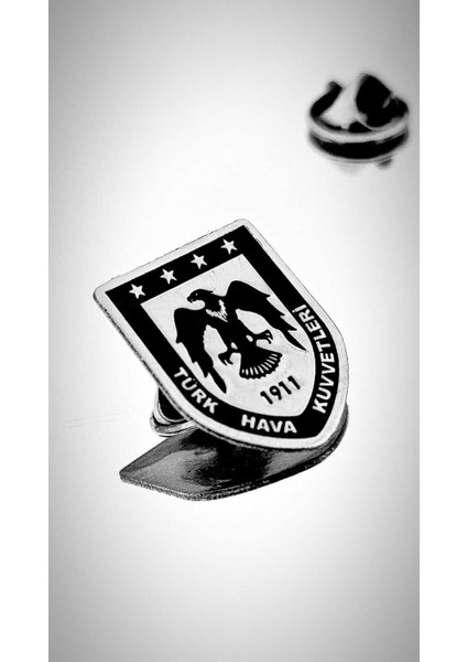 Türk Hava Kuvvetleri Siyah&gümüş Yaka Rozeti modelleri