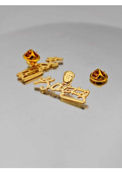4 Lü Yaka Rozeti Gold Set fırsatları