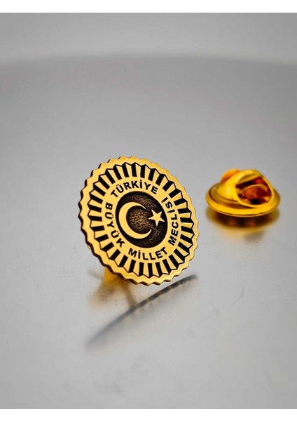 Türkiye Büyük Millet Meclisi Dekope Kesim Yaka Rozeti modelleri