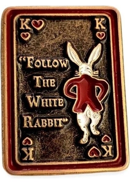 Follow The Whıte Rabbıt(Beyaz Tavşanı Takip Et) Rozet