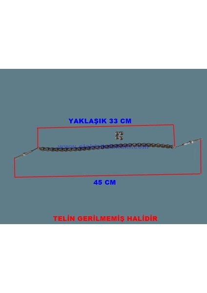 Infrared Soba Rezistansı Teli Spirali Norm 2000W (Kaliteli)