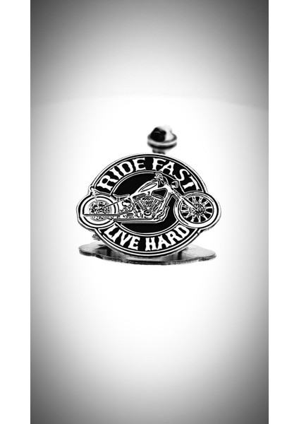 Rıde Fast & Live Hard Motorcu Rozeti