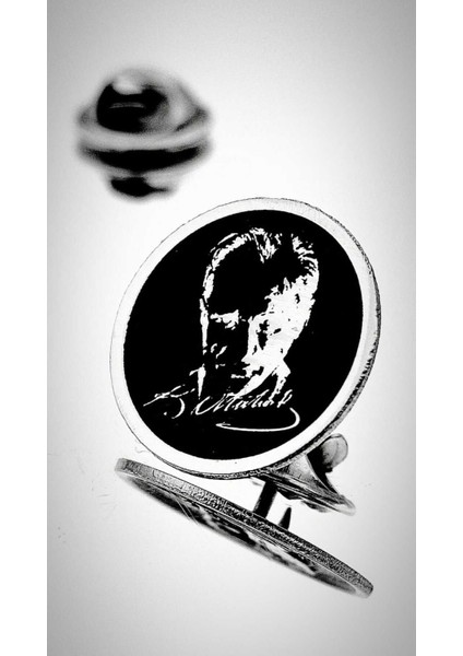 Atatürk Imzalı Yaka Rozeti