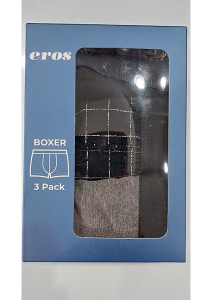 123 3'lü Paket Likralı Boxer fiyatları