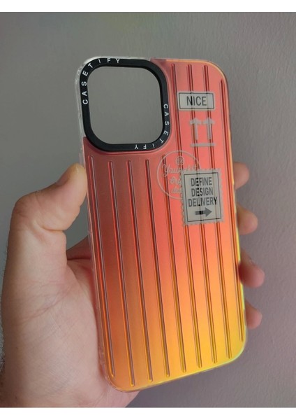 Apple iPhone 13 Pro Max Uyumlu Darbe Emici Hologram Özellikli Kılıf