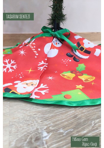 Yılbaşı Çam Ağacı Eteği Örtüsü Kirmizi Christmas Noel Ağaç Eteği Altlığı Yeni Yıl Ağaç Süsü hatıra fırsatları