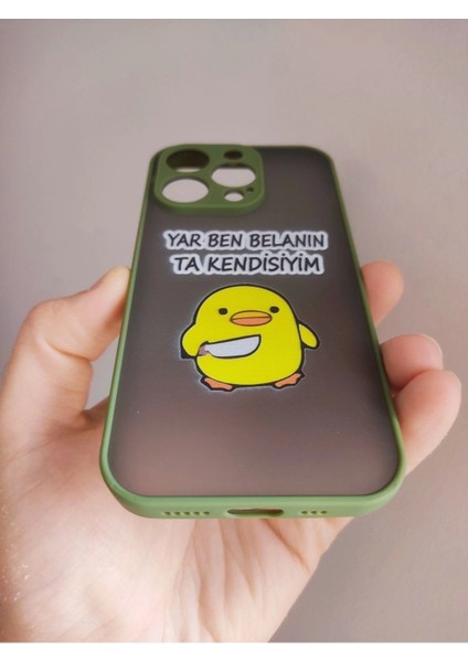 Apple iPhone 14 Pro Katil Civciv Tasarım Tuşları Renkli Kılıf fırsatları